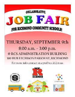 Job Fair Thursday, September 9